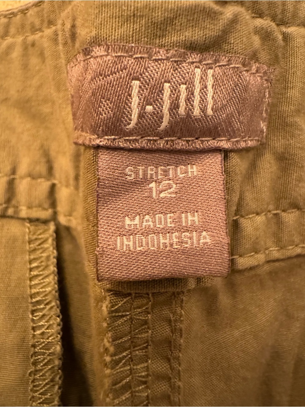 J. Jill Olive Green Stretch Pants - Picture 3 of 6